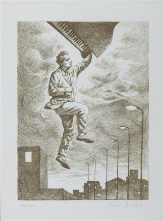 COPPIA DI LITOGRAFIE DI STEFANO DI STASIO