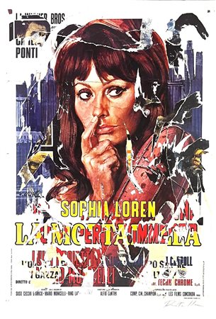 Mimmo Rotella “La Mortadella (Sophia Loren)”