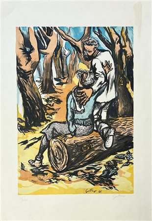 Renato Guttuso “La passeggiata nel bosco”