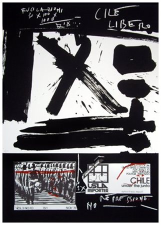 EMILIO VEDOVA Venezia 1919 – 2006 Presenza 1978 Serigrafia ed offset a colori...