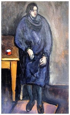 GIUSEPPE VIVIANI Agnano Pisano 1898 – Pisa 1965 Donna appoggiata al tavolo...