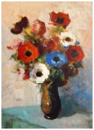 CORRADO MICHELOZZI Livorno 1883 – 1965 Senza titolo Olio su tavola 35 x 25....