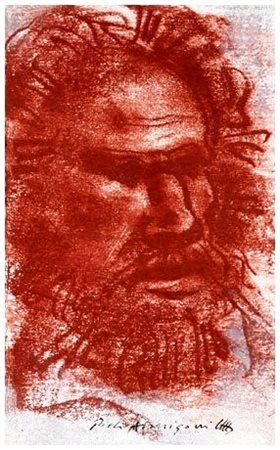 PIETRO ANNIGONI Milano 1910 – Firenze 1988 Senza titolo Sanguigna su...