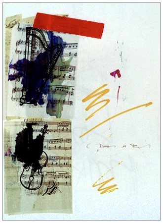 GIUSEPPE CHIARI Firenze 1926 – 2007 Con sentimento T.m. e collage su...