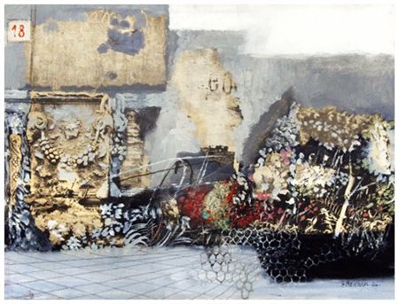 GIUSEPPE BANCHIERI Milano 1927 – Marina di Massa 1994 Giardino 1964 Olio e...