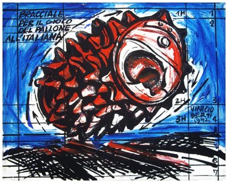 VINICIO BERTI Firenze 1921 – 1991 Bracciale per il gioco del pallone...