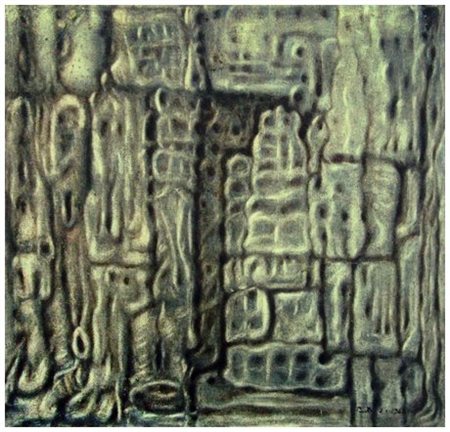 PAOLO PASOTTO Bologna 1930 2 1962 Olio e t.m. su tela accoppiata a tavola...