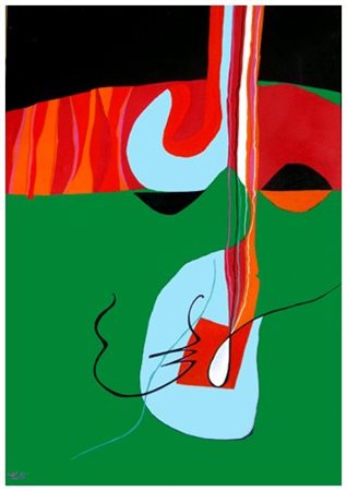 WLADIMIRO TULLI Macerata 1922 – 2003 Senza titolo (ancora chitarre per...