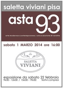 Asta N. 93 - Arte Moderna e Contemporanea
