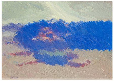 Ottorino Stefani (1928 - 2016) 
Paesaggio in azzurro n. 2, 1978