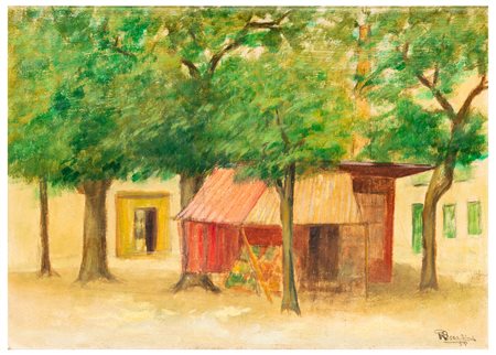 Natalino Rizzardini, detto Nino (1929 - 2006) 
Il chiosco, 1955