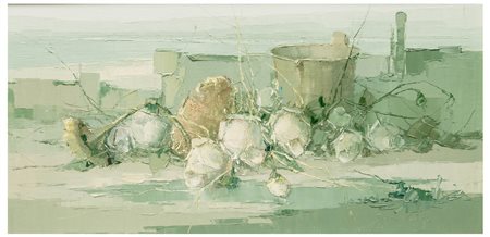 Franco Gnocchi (1945 circa) 
Natura morta con fiori 