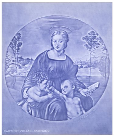  Cartiere Miliani Fabriano (1782 circa) 
La Madonna del Cardellino, da Raffaello