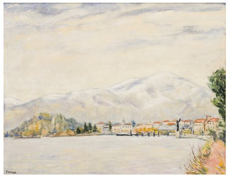 Fiorenzo Tomea (1910 - 1960) 
Lago d'Iseo, 1947