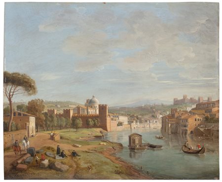 Caspar van Wittel, Vanvitelli (1653 - 1736) 
Veduta di Verona, l’Adige a San Giorgio in Braida, 1710-1720 ca.