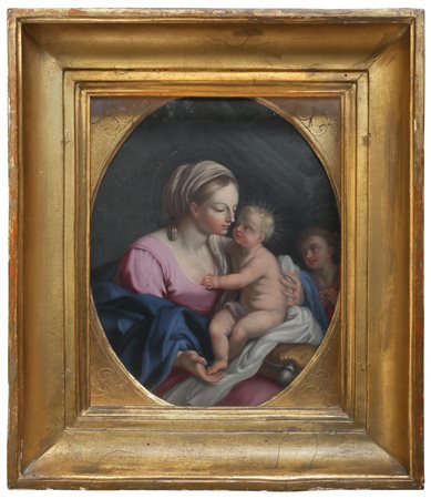 Agostino Ugolini (1755 - 1824) 
Madonna con Bambino e San Giovanni Battista