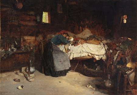 Luigi Nono (1850 - 1918) 
Il bimbo malato, 1885