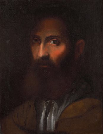 Dosso Dossi (1489 - 1542) , seguace di
Testa virile
