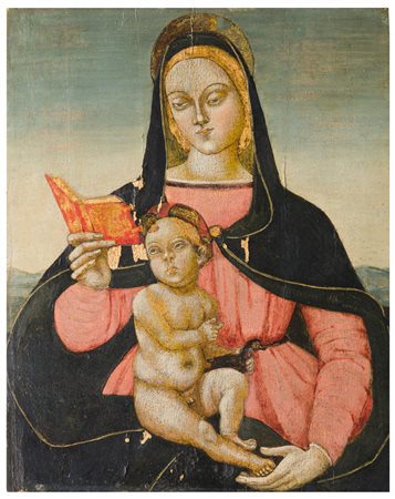  Pittore marchigiano del I quarto del XVI secolo
Madonna col Bambino (da Raffaello), 1505-1515