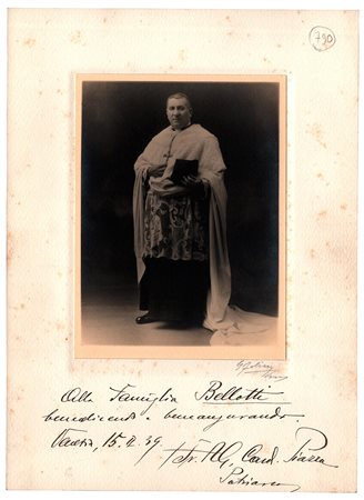 Patriarca Adeodato Piazza (Vigo di Cadore 1884 - Roma 1957), Benedizioni