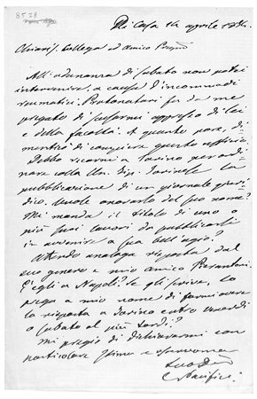 Emidio Pacifico Mazzoni (Ancona 1834-1880), Giurisprudenza Italiana