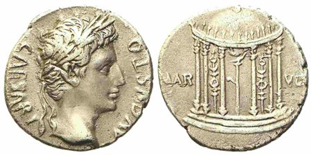 Augustus (27 BC-14 AD), Denarius, uncertain Spanish mint, 18 BC; AR (g 3,63; mm 18,9)
