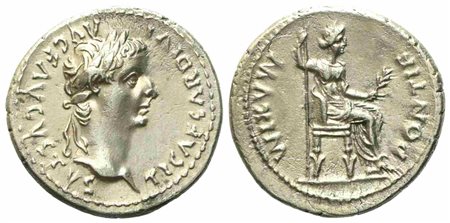 Tiberius (14-37), Denarius, Lugdunum, AD 36-37; AR (g 3,67; mm 19,2)