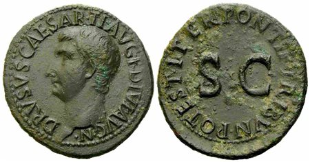 Drusus Minor, As struck under Tiberius, Rome, AD 21-22; Æ (g 11,18; mm 29)