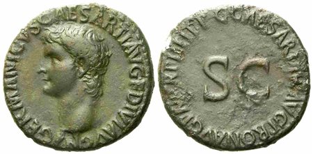 Germanicus, As struck under Gaius (Caligula), Rome, c. AD 37-38; Æ (g 12,05; mm 27,4)