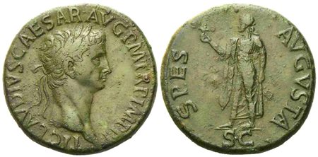 Claudius (41-54), Sestertius, Rome, c. AD 50-54; Æ (g 27,81; mm 34)