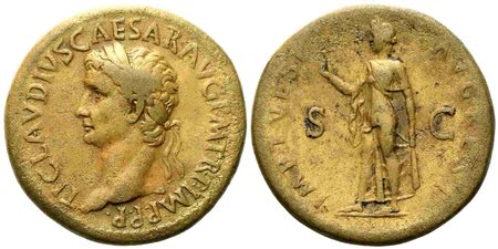 Claudius (41-54), Sestertius struck under Titus (restituition issue), Rome, AD 80-81; Æ (g 26,20; mm 34)