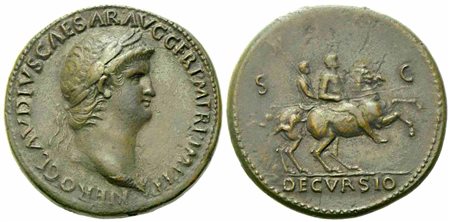 Nero (54-68), Sestertius, Rome, c. AD 64; Æ (g 26,45; mm 34)