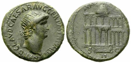 Nero (54-68), Dupondius, Rome, c. AD 64; Æ (g 12,83; mm 28)