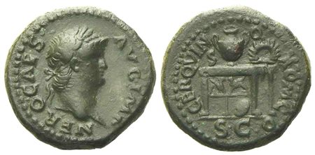 Nero (54-68), Semis, Rome, c. AD 64; Æ (g 4,46; mm 17)