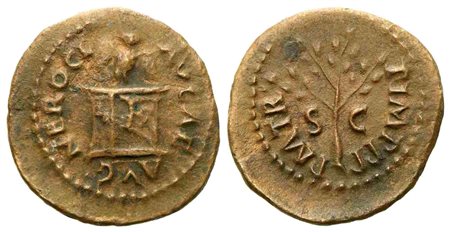 Nero (54-68), Quadrans, Rome, c. AD 64; Æ (g 1,51; mm 16)