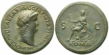 Nero (54-68), Sestertius, Rome, c. AD 65; Æ (g 28,26; mm 35)