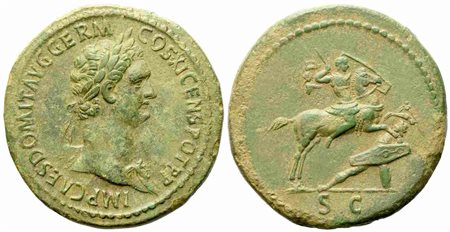 Domitian (81-96), Sestertius, Rome, AD 85; Æ (g 23,13; mm 34)