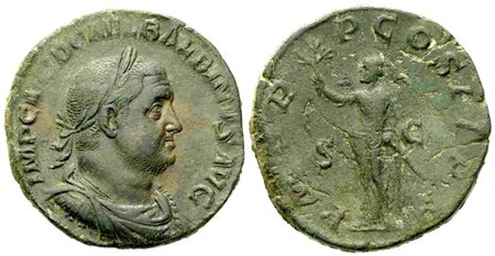 Balbinus (238), Sestertius, Rome, c. April - June AD 238; Æ (g 18,26; mm 30)