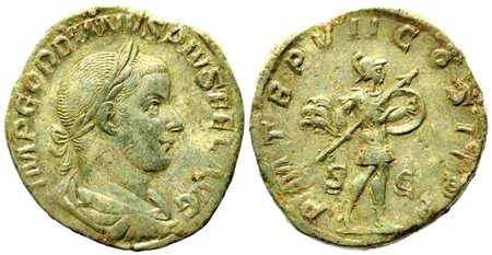 Gordian III (238-244), Sestertius, Rome, AD 244; Æ (g 21,13; mm 29)