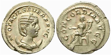 Otacilia Severa, Antoninianus struck under Philip I, Rome, AD 246-248; AR (g 4,09; mm 23,3)