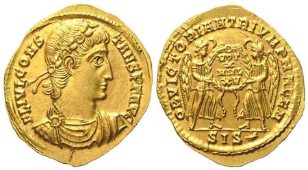 Constans (337-350), Solidus, Siscia, AD 340-350; AV (g 4,53; mm 21)