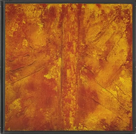 Marcello Lo Giudice Yellow sole, 2017 olio e pigmenti su tela cm 100x100...