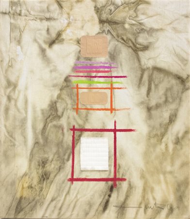 Hermann Nitsch Senza titolo, 2006 tecnica mista e applicazioni su tela cm...