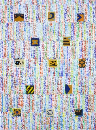 Fabrizio Tedeschi, Apparizioni Mistiche, 2019, tecnica mista su tela, cm...