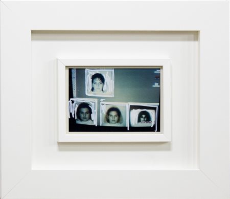 Mario Schifano Senza titolo, 1990-97 tecnica mista su fotografia cm 13x18...