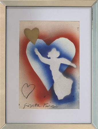 Giosetta Fioroni Senza titolo, anni Duemila tecnica mista su carta cm 31x20...