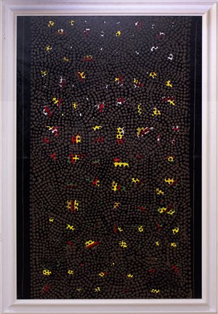 Gastone Biggi Kadir, 2008 industrial paint su tela cm 160x100 autentica a...