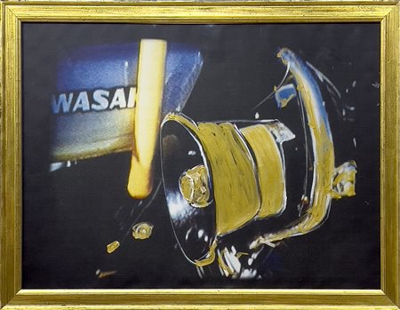 Mario Schifano Senza titolo, 1990-1997 acrilico su tela preparata al computer...