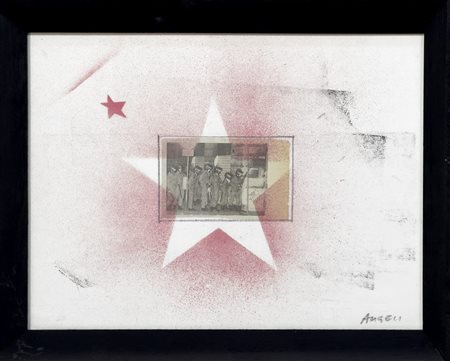 Franco Angeli Senza titolo, anni Settanta tecnica mista su carta cm 24x32...