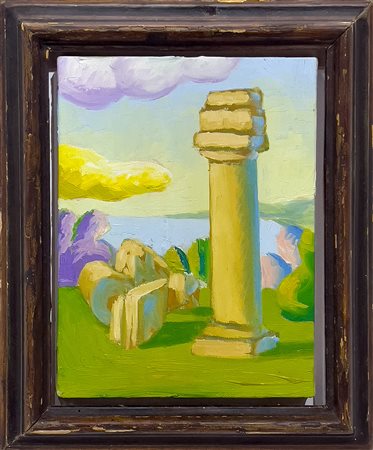 Salvo Senza titolo, 1984 olio su tela cm 24x18 opera registrata presso...